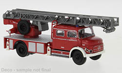 101-47083 - H0 (1:87) - Mercedes L 1519 DLK 30 4. Version rot, weiss, 1972